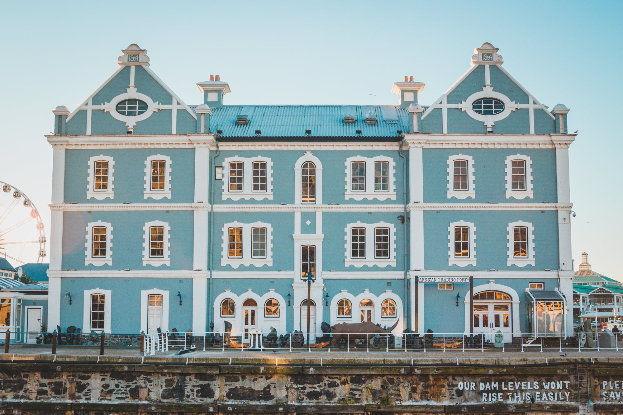 African Trading Port building on the V&A Waterfront in Cape Town, South Africa, photographed by Francois Louw