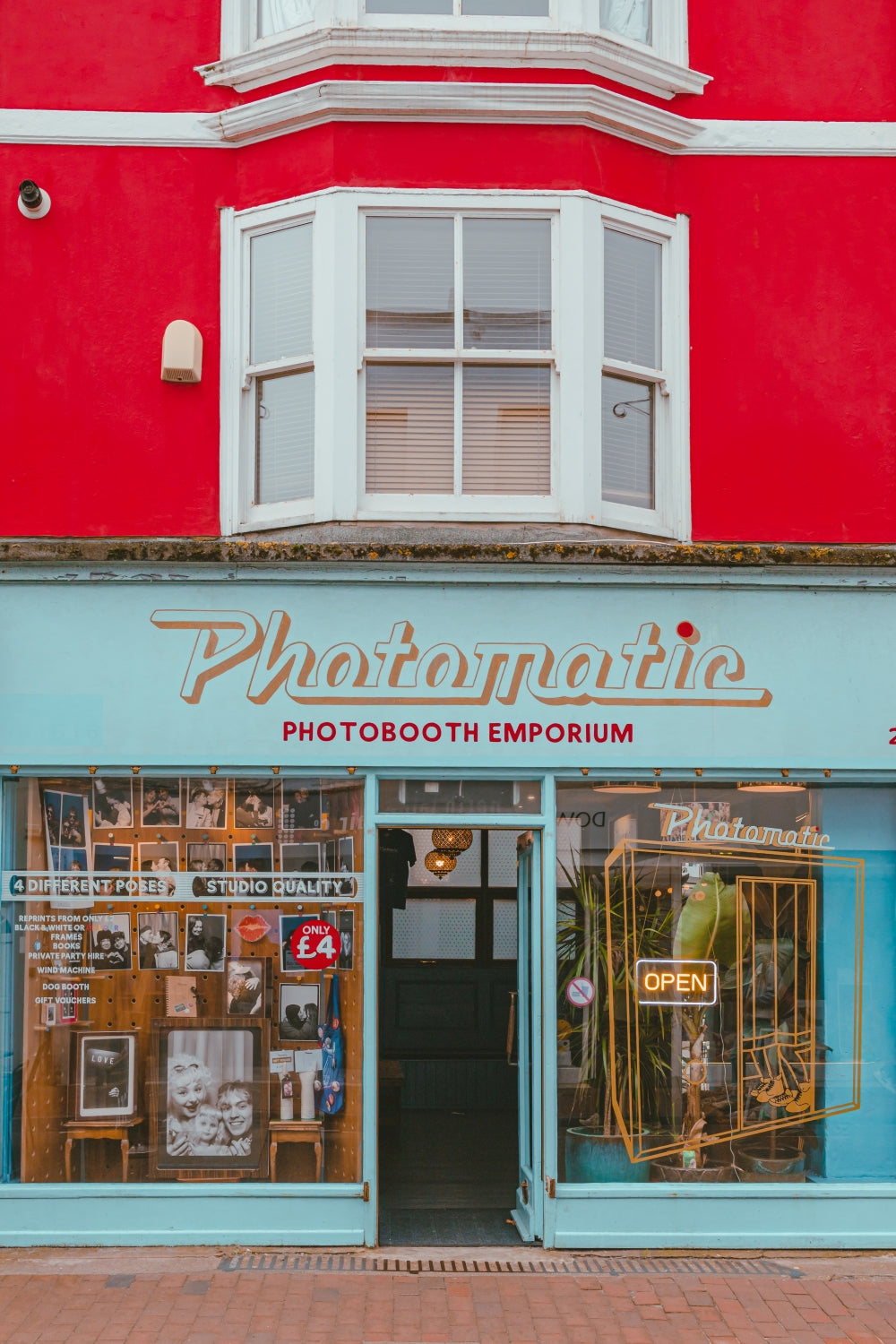 Colourful Photomatic Photobooth Emporium storefront, photographed by Francois Louw